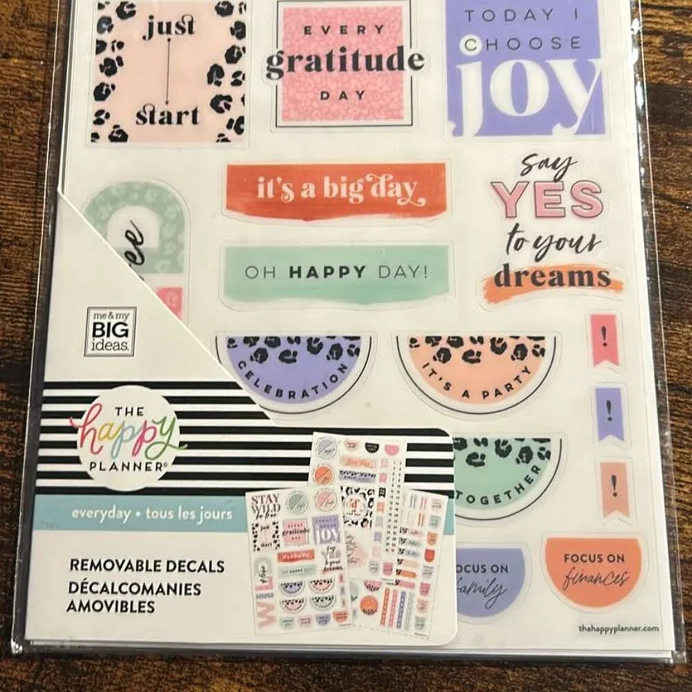Happy Planner - Removable Decals - Everyday - NEW
